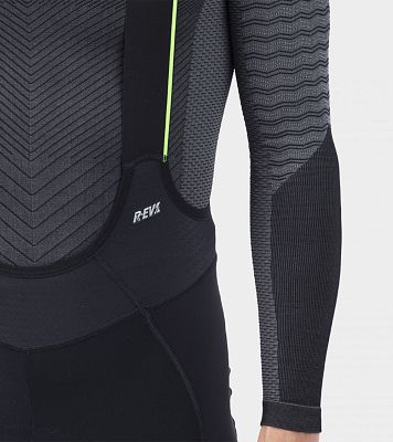 Превью  Велорейтузы ALE Clima Warm с лямками Black